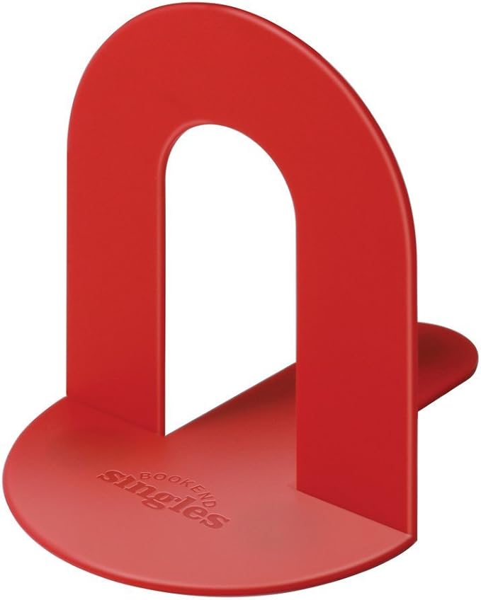 IF The Pop-Up Book End, Single Bookend, Contemporary Colours - Red