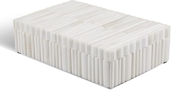 Handicrafts Home Decorative Keepsake Box 8x5 – Small Organizer Box with Lid, Boho Decorative Storage, Retro Memory Box, Unique Coffee Table Décor, Jewelry or Trinket Box, Modern Shelf Decorative Box