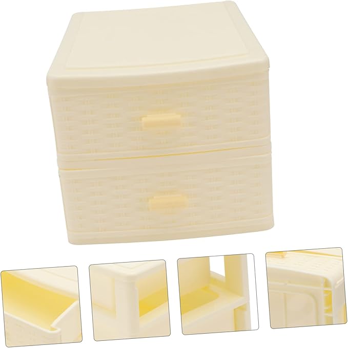 Zerodeko 1pc Type Makeup Storage Box for Jewelry and Cosmetics Stylish Desktop Organizer for Dormitory and Home Use Design