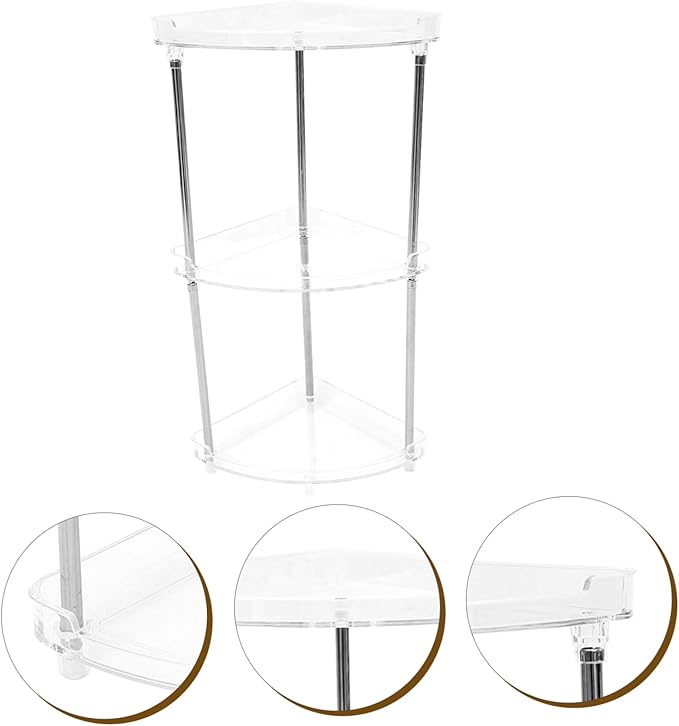 Bathroom Accessories Organizer Holder Organizer Bathroom Tray Makeup Shelf Bedroom Storage Tray Triangle Storage Rack