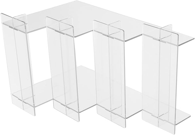 DECHOUS Collection Model Storage Rack Acrylic Figures Stand Vanity Makeup Organizer Sturdy Design
