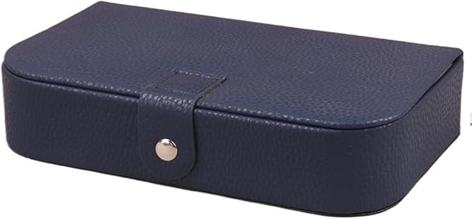 Makeup Organizer Retro Portable Jewelry Box Ear Studs Earrings Rings Bracelets Jewelry Storage Box Now Portable Storage Box Storage Box (Color : A, Size : 7.7 * 4.3 * 1.8in)
