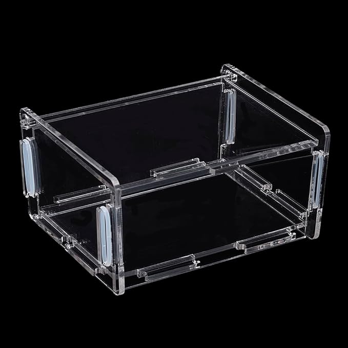 PH PandaHall Clear Acrylic Box, Clear Storage Container Box 4.9x3.7x2.3 inch Rectangle Jewelry Boxes with Lid Thick Jewelry Organizer Storage Case for Needlepoint Makeup Jewelry Crafts Office Home
