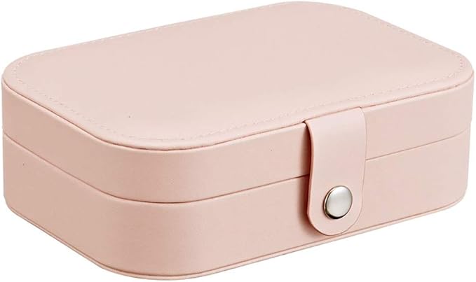 Jewelry & Cosmetic Storage Boxes Women Small Jewelry Box Organizer Mini Travel Jewelry Case Girls Travel Case Jewelry Holder for Earrings Brace