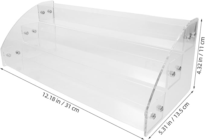 OUNONA Display Riser for Perfume Organizer Makeup Holder for Dresser and Vanity Compact Storage for Efficient Desktop Display