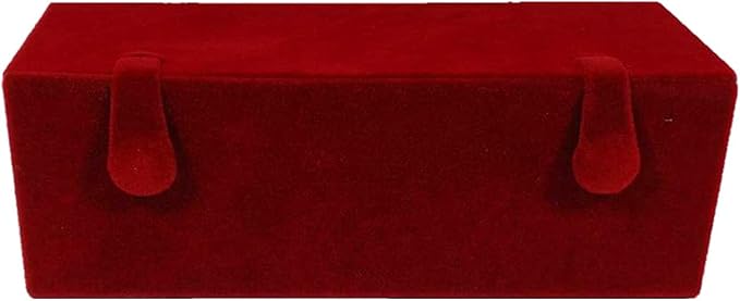 atorakushon Combo Cream Multipurpose Velvet Folder Earring & Ring Box case Jewellery Organizer Pouch Travelling Box