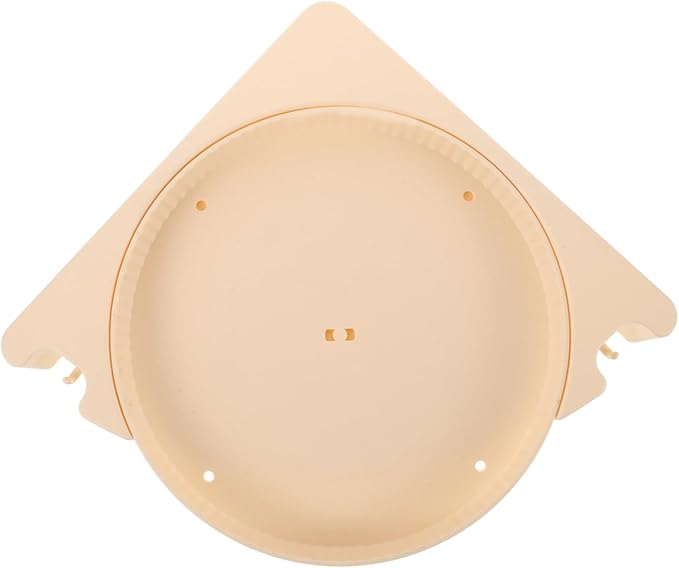 Luxshiny Rotating Corner Storage Shelf Wall-Mounted Multi-Functional Organizer for Bathroom No Drilling Required Space-Saving Design for Shampoo Condiments and Makeup