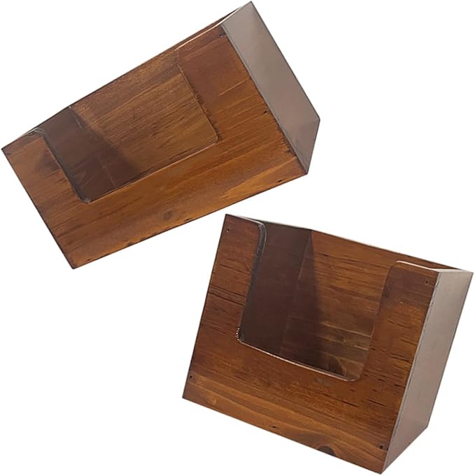 Wooden Makeup Organizer Box Retro Design for Skincare Lipstick and Sundries Desktop Storage Solution for Vanity and Bathroom Small Tabletop Container