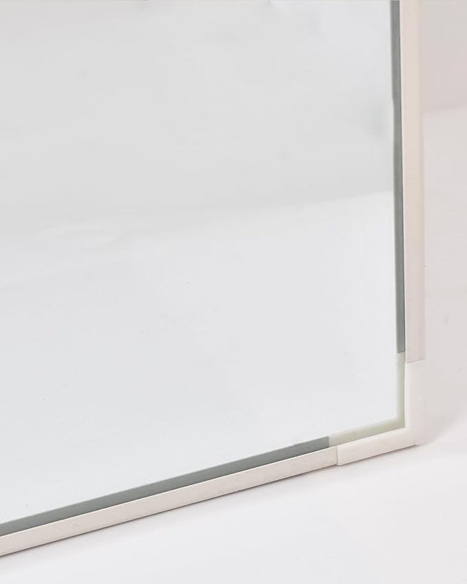 NEARBYSD 48"x 14" Door Mirror, Full Length Wall Mounted, Over The Door Mirror, Full Body, Hanging Rectangle-White