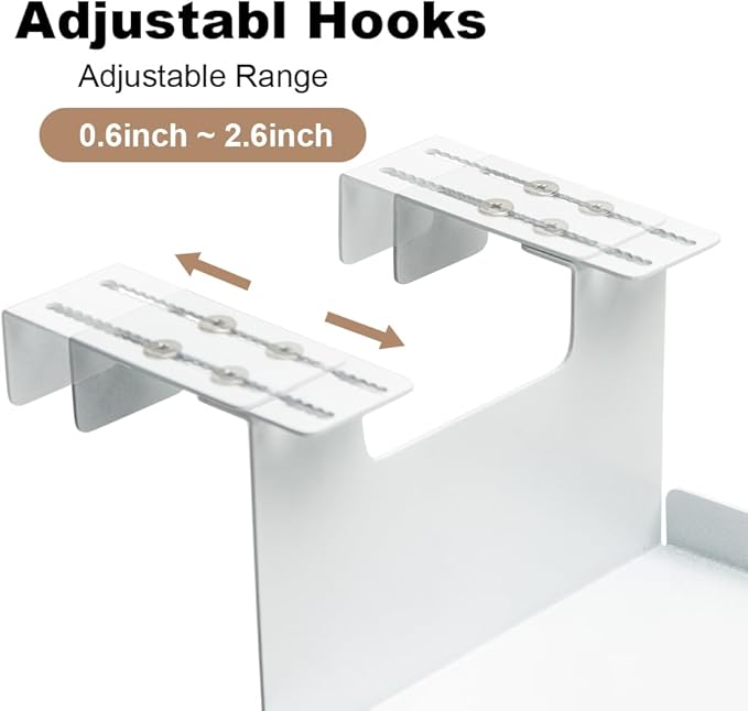 Office Small Cubicle Shelf Storage Organizer Floating Corner Rack Hanging Mini Shelf Adjustable Home Office Essentials for Small Planter Statue Decor Photo Frame 2 Pack