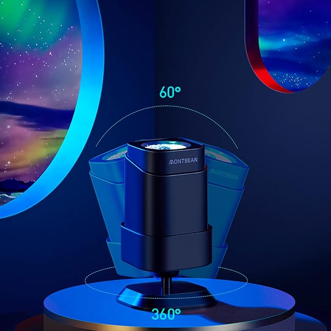 Star Projector Galaxy lamp,Aurora Projector Night Light,Northern Lights lamp for Bedroom Ceiling,Northern Lights for Home Decor,Baby Adults Bedroom,Mood Light,Dining Bar,Game Room