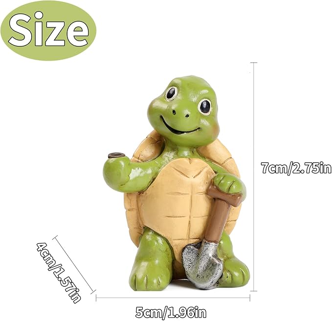 Turtle Incense Holder for Sticks and Incense Cone Holder, Mini Resin Turtle Figurines Incense Stick Holder, Cute Incense Burner for Yoga Meditation Home Office Decor,Turtles Gifts for Women (Set of 3)
