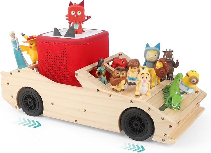 Sports Car for Tonies Box Organizer Shelf Storage, for Tonie Shelf Magnetic, Compatible with Toniebox 1/2 Player Tonies Figures Characters for Children, Display Collection 10~20 Characters