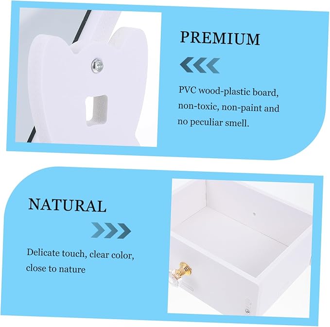 Beaupretty Stackable Makeup Organizer Multifunctional Makeup Mirror Storage Box Sturdy Base Safe Mirror for Dressing
