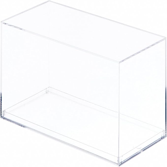KissYou Acrylic Display Box Large Clear Box with Lid Acrylic Storage Contanier for Makeup Organizer Plastic Cubes Container Graduation Wedding Birthday Candy Boxes Party Decoration