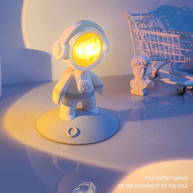 Sunset lamp Projector Sunset lamp Rechargeable Sunset Atmosphere Lamp, Photography Fill Light, Soft Bedside Lamp for Bedroom /339