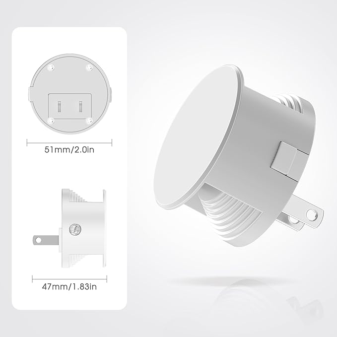 Briignite Night Light [2 Pack], Night Lights Plug Into Wall, 3 Adjustable Brightness Levels, Dusk to Dawn Sensor, Soft Amber Glow, Ideal Night Light for Kids, Bedroom, Bathroom, Hallway, Nursery