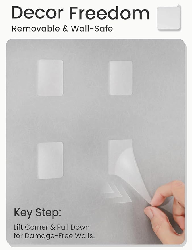 Bumusty Large Cork Board Alternative-48 x 36" Felt Bulletin Board Tiles, with 30 Pushpins, 70 Adhesive Tabs, Bold-Stripe 12-Pack, Cork Boards for Office Push Pin Board-Soft Periwinkle