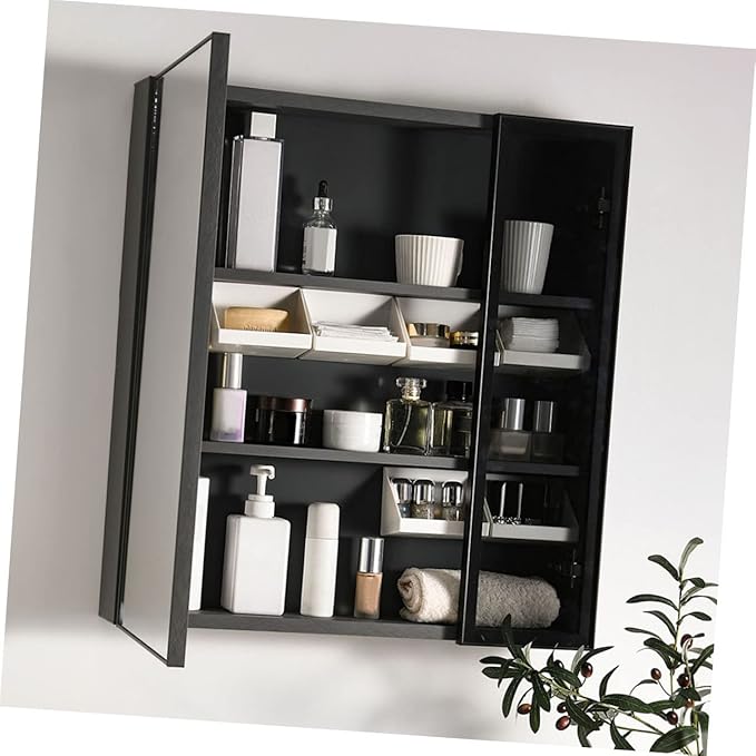 2sets Makeup Organizer Wall Storage Rack Bathroom Accessory Vanity Organizer