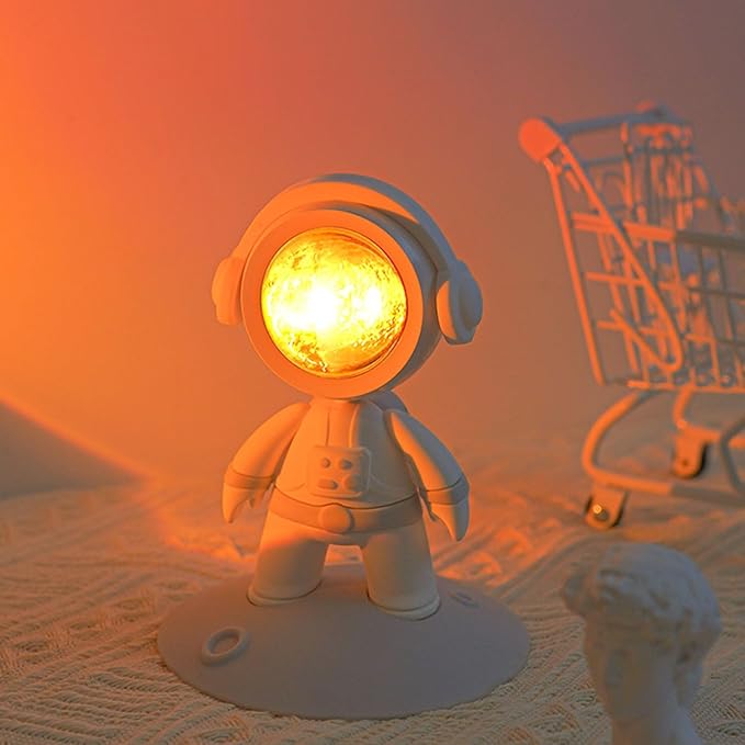 Sunset lamp Projector Sunset lamp Rechargeable Sunset Atmosphere Lamp, Photography Fill Light, Soft Bedside Lamp for Bedroom /339