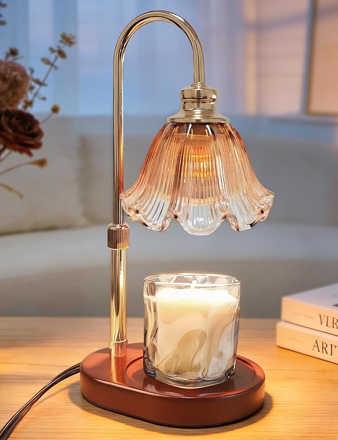 Banbanda Candle Warmer Lamp with Timer: Mothers Day Gifts,Birthday Gifts for Women, House Warming Gifts New Home Decor – Height Adjustable Candle Lamp