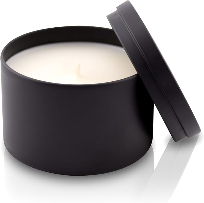 Lulu Candles | Fresh Linen Scented Candle | Smells Clean & Crisp | Luxury Scented Soy Tin Candle | Hand Poured in The USA | Highly Scented & Long Lasting (8 Oz. Tin)
