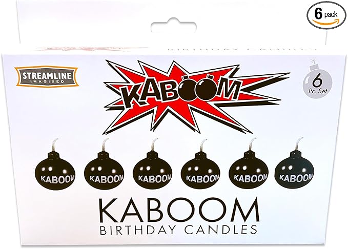 Kaboom Candles 6 pcs Set