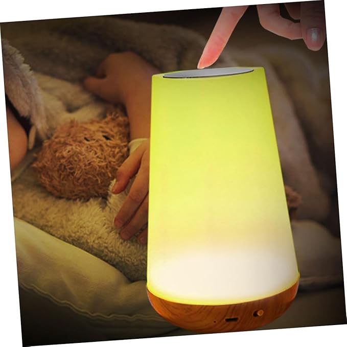 UPKOCH 1set Colorful Touch Atmosphere Lamp Night Light for Bedroom Tabletop Vibe Light for Living Room and Study Home Decoration