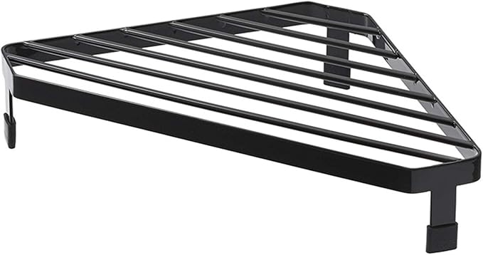 Corner Shelf & Cabinet Organizer, Iron Triangular Counter Shelf for Spice Rack Organizer, Kitchen & Bathroom