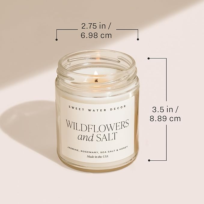 Sweet Water Decor Best Teacher Ever Candle, Back to School Teacher Gifts, 9 oz Clear Jar with 40 Hour Burn Time, Made in USA, Teacher Appreciation Gifts, End of School Year