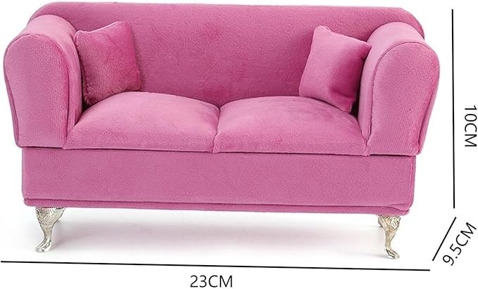 Makeup Organizer Miniature Furniture Shaped Gray Jewelry Organizer Earrings Necklace Ring Organizer Jewelry Makeup Mirror Ring Organizer Storage Box (Color : Pink, Size : G)