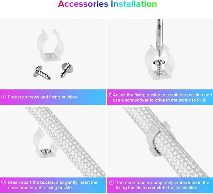 BTF-LIGHTING 16.4FT WS2811 WS2812B IC RGB DC5V 360 Degree Round Reticulate Pattern Chasing Color Neon LED Strip Flexible Nylon Silicone IP67 Waterproof Dream Color Rope Light(No Adapter or Controller)