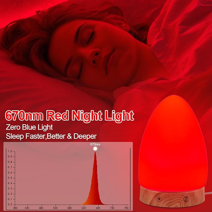 Light Therapy Lamp - 10000 Lux Full Spectrum Sun Lamp, 3 Color Temperatures & 670nm Red Light, Stepless Dimming, Touch & Remote Control, USB Phone Charging Port, Sunlight Lamp for Home Office