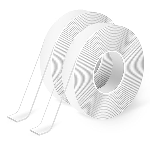 Art3d Nano Double-Sided Adhesive Tape, Multipurpose Tape for Carpet Mats/Paste Items/Photos Frames/Craft Wall Mounting