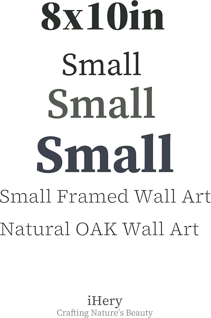iHery Small Premium Natural Black OAK Wood 8x10in Everything You Can Imagine Is Real Trendy Framed Wall Art, Vintage Hot Girls Canvas Wall Decor For Dorm Bedroom Living Room 1Pack