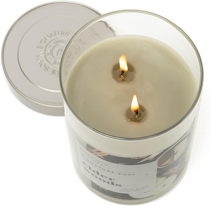 Signature Soy Lidded Cider Woods Scented Candle Extra Large Jar