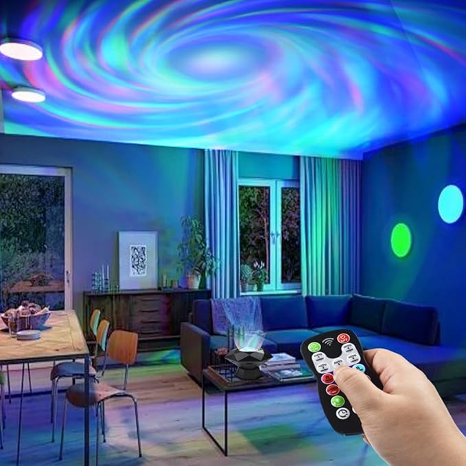 Northern Galaxy Light Projector Star Night Light with Timer and Remote Control for LED Star Projector for Ceiling Bedroom Decoration Party