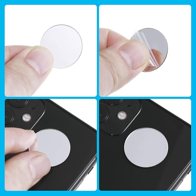 Jetec 40 Pieces Mini Size Round Mirror Small Round Mirror Adhesive Tiles Home Decoration for Crafts and DIY Projects Supplies(1 Inch, 2 Inch, 3 Inch)