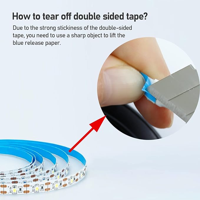 USB LED Strip Light Warm White 3000K 5V USB Powered 13.12ft/4M 240LEDs Flexible SMD2835 High Brightness No-Waterproof IP20 LED Tape Lights(2pcs x 6.6ft)