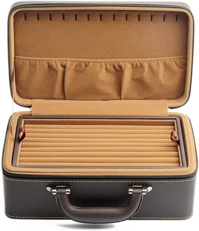 Jewellery Box Makeup Organizer Jewelry Case Organizer Jewelry Storage Pu Leather Portable Jewelry Box Organizer Three Layer Jewelry Display Storage Case For Nec