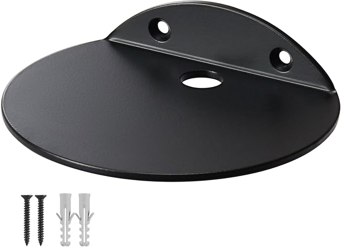 Small Wall Shelf,3.0mm Aluminum Alloy Small Floating Shelf,for Bathroom, Bedroom, Living Room, Kitchen,Office(Black 4.7 in)