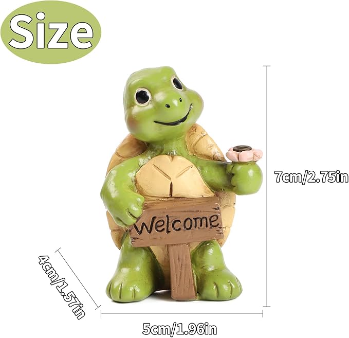 Turtle Incense Holder for Sticks and Incense Cone Holder, Mini Resin Turtle Figurines Incense Stick Holder, Cute Incense Burner for Yoga Meditation Home Office Decor,Turtles Gifts for Women (A)