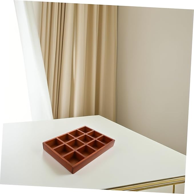 Wooden Jewelry Storage Box Compartments Vintage Trinket Organizer Desktop Makeup Organizer Retro Treasure Box