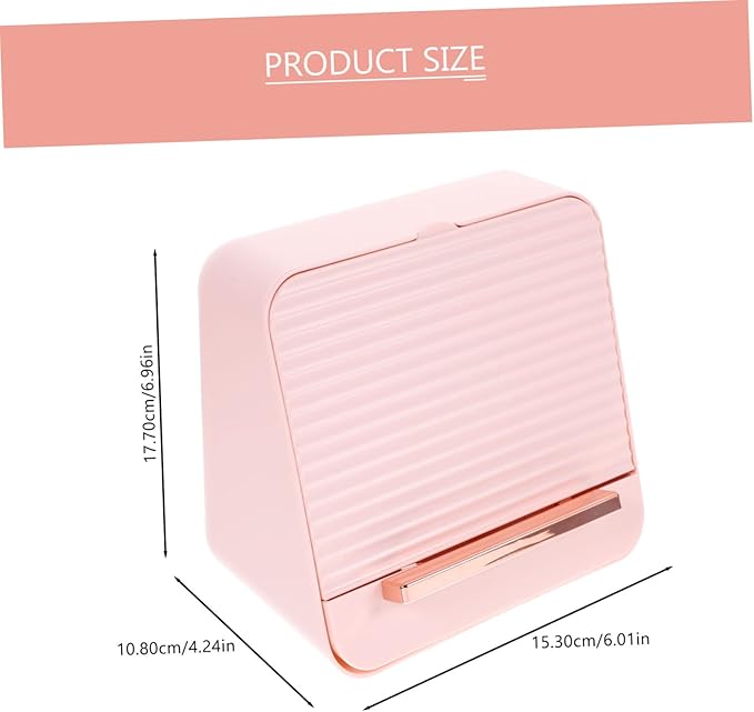 Happyyami Cosmetics Storage Box Multi-functional Jewelry Organizer Drawer Elegant Lipstick Holder for Makeup and Accessories for Valentine Day Mother Day Birthdays