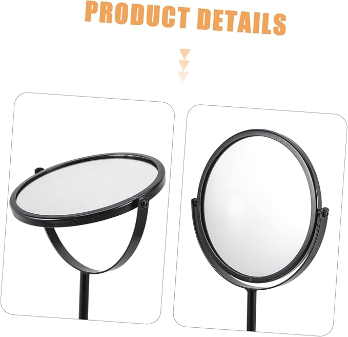 Healeved High-Definition Mirror Makeup Table with Storage Tray Stylish Jewelry Organizer for Daily Use