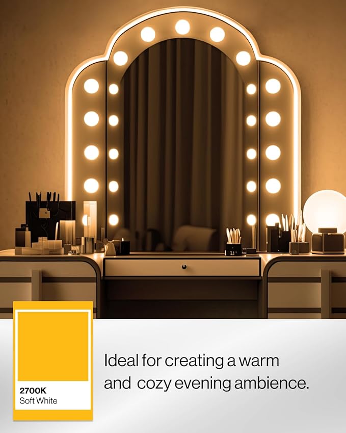 Sunco 12 Pack G25 LED Light Bulbs, Globe Vanity Lights for Bathroom High Output, 1000 LM, 11W (100W Equivalent), 2700K Soft White, Dimmable, E26 Base, Round Frosted Decorative Bulb UL