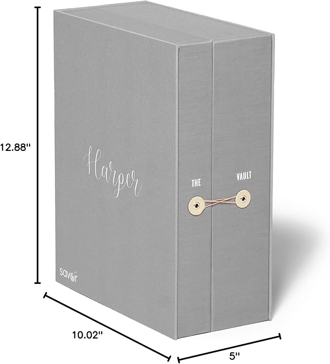 Personalizable Life Essentials & Graduate Keepsake Organizer | Keep High School and College Graduation Memorabilia Organized and Safe in One Convenient Home with this Gift for Students and Grads
