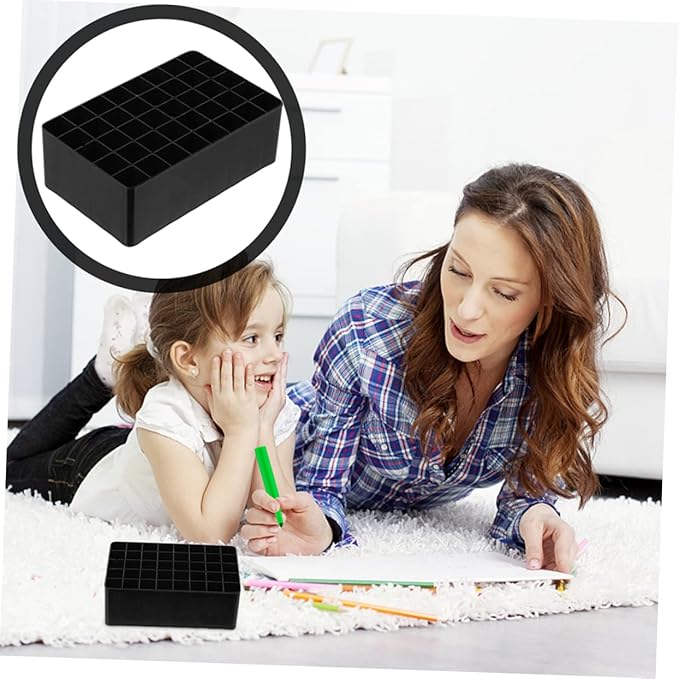 Angoily 4pcs Multi-grid Desktop Cosmetics Organizer Boxes Sturdy Makeup Storage Cases for Home Office for Lipsticks and Items