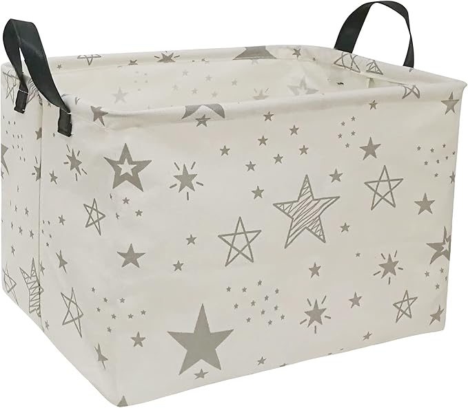 Rectangle Gift Shelf Nursery Storage Basket Laundry Hamper Storage Box and Bins for Home Clothes with Handles