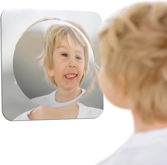 Special Supplies Sensory Bubble Wall Mirror - Interactive Acrylic Mirrors for Wall Decoration and Sensory Toys for Kids Classroom or Home -Sensory Room Decor -Visual, Tactile Stimulation (1 Pk)